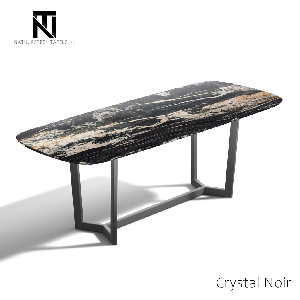 Kwartsiet Eet Tafel - Crystal Noir