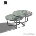 Kwartsiet Salontafel Genovas -Botanic Wave